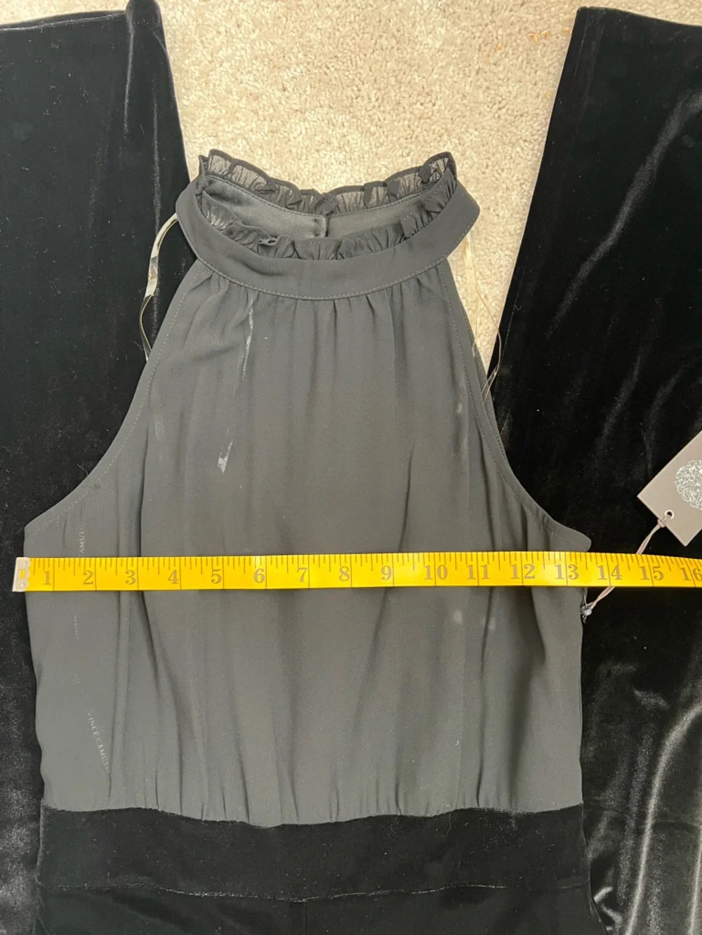 Vince Camuto Black Halter Neck Jumpsuit - Picture 5 of 10